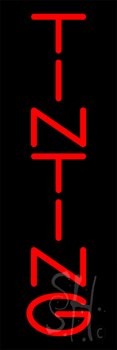 Vertical Tinting Neon Sign
