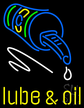Lube And Oil Neon Sign