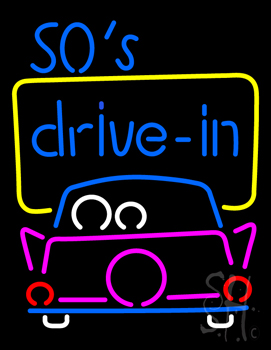 50s Drive In Neon Sign