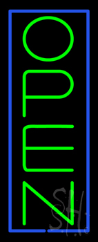 Open Bg Neon Sign