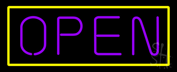 Open Neon Sign