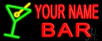 Custom Martini Glass Bar Neon Sign