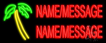 Custom Palm Tree Neon Sign