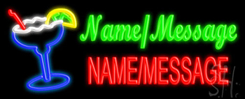 Custom Margarita Glass Neon Sign