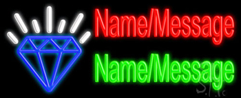 Custom Diamond Neon Sign