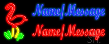 Custom Flamingo Neon Sign