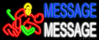 Custom Hockey Goalie Neon Sign