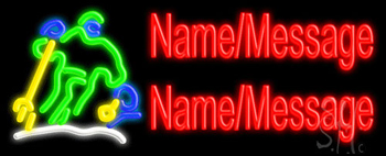 Custom Ski Neon Sign