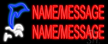 Custom Dolphin Neon Sign