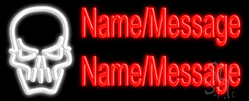 Custom Skull Neon Sign