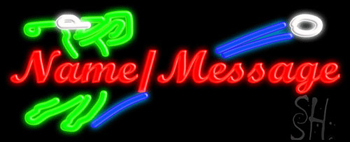 Custom Golfer Neon Sign