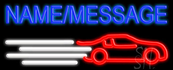 Custom Race Car Neon Sign