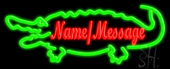 Custom Crocodile Neon Sign