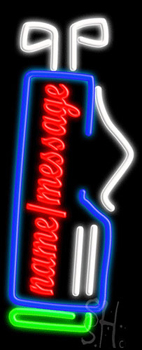 Custom Golf Bag Neon Sign