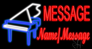 Custom Piano Neon Sign