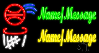 Custom Basketball Neon Sign