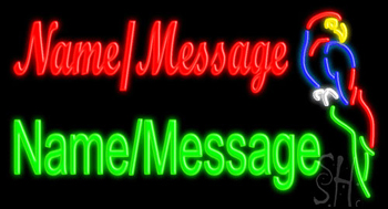 Custom Parrot Neon Sign