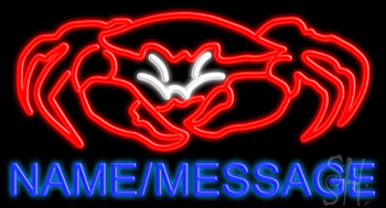 Custom Crab Neon Sign