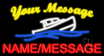 Custom Ship Neon Sign