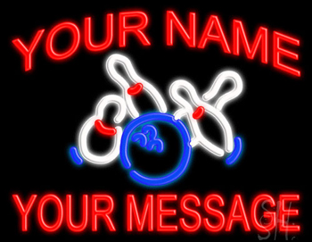 Custom Bowling Neon Sign