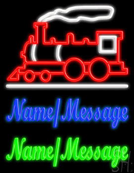 Custom Train Engine Neon Sign