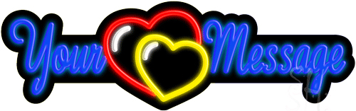 Custom Heart Neon Sign