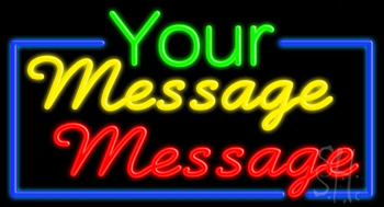 Custom Multicolored Neon Sign