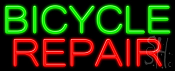 Bicycle Repair Neon Sign