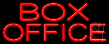 Box Office Neon Sign