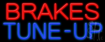 Brakes Tune Up Neon Sign
