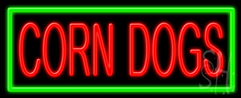 Corn Dogs Neon Sign