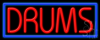 Drums Neon Sign