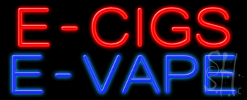 E Cigs E Vape Neon Sign