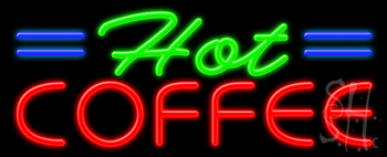 Hot Coffee Neon Sign