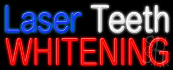 Laser Teeth Whitening Neon Sign