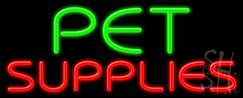 Pet Supplies Neon Sign