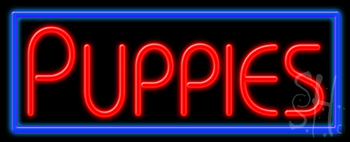 Puppies Neon Sign