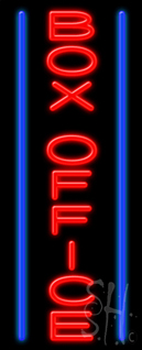 Box Office Neon Sign
