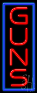 Guns Neon Sign