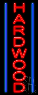 Hardwood Neon Sign