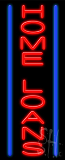 Home Loans Neon Sign