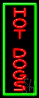 Hot Dogs Neon Sign