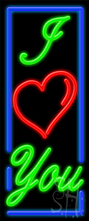 I Love You Neon Sign