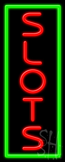 Slots Neon Sign