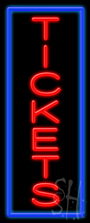 Tickets Neon Sign