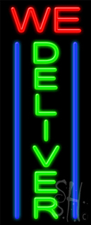 We Deliver Neon Sign