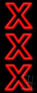 Xxx Neon Sign