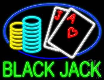Black Jack Neon Sign