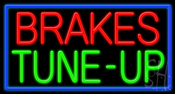 Brakes Tune Up Neon Sign