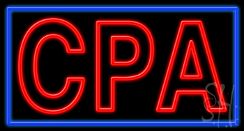 Cpa Neon Sign